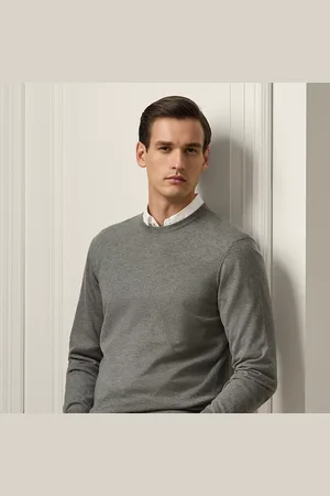 Ralph Lauren Kasjmier trui met ronde hals