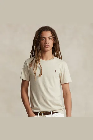 Ralph Lauren Custom slim T-shirt met ronde hals