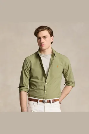 Ralph Lauren Slim fit garment-dyed Oxford overhemd