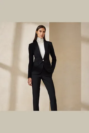 Ralph Lauren Parker wollen cr??pe jasje