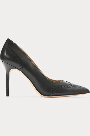 Ralph Lauren Lynden gepolijst leren pump