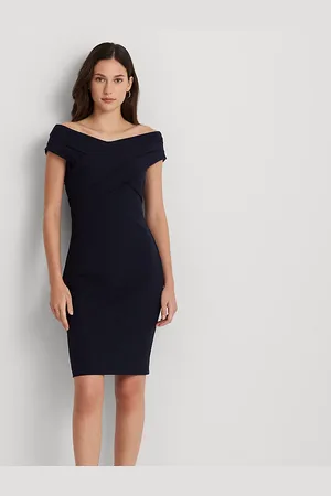 Ralph Lauren Crêpe off-shoulder jurk