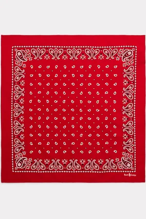 Ralph Lauren Katoenen bandana met paisleyprint