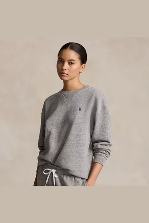 Ralph Lauren Lichtgewicht fleece trui met ronde hals