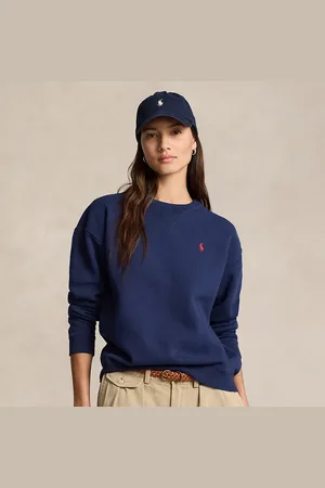 Ralph Lauren Fleece sweatshirt met ronde hals