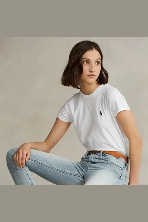 Ralph Lauren Katoenen T-shirt met ronde hals
