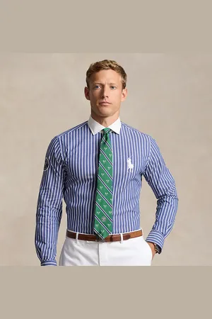 Ralph Lauren Gestreept keperstof Wimbledon overhemd