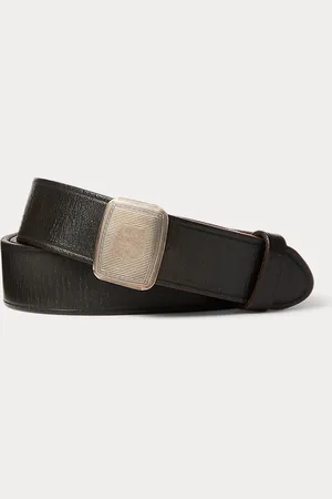 Ralph Lauren Leren riem met schuifgesp
