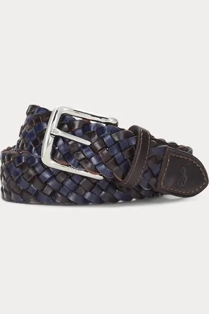 Ralph Lauren Gevlochten leren riem