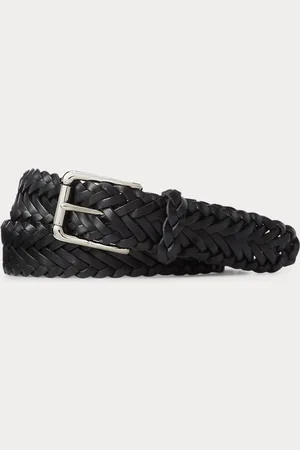 Ralph Lauren Sportsman gevlochten leren riem