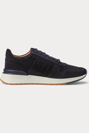 Ralph Lauren Ethan kalfssuède sneaker