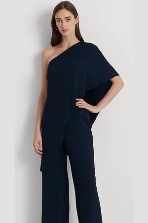 Ralph Lauren Petite - Georgette jumpsuit met blote schouder