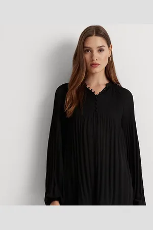 Ralph Lauren Geplooide georgette blouse