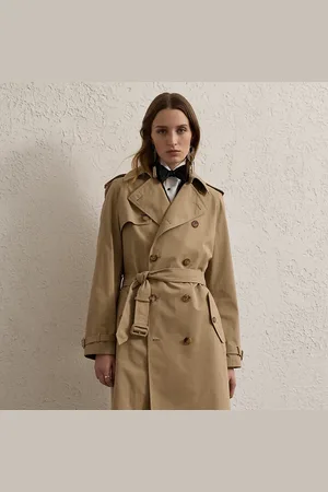 Ralph Lauren Niles katoenen keperstof trenchcoat