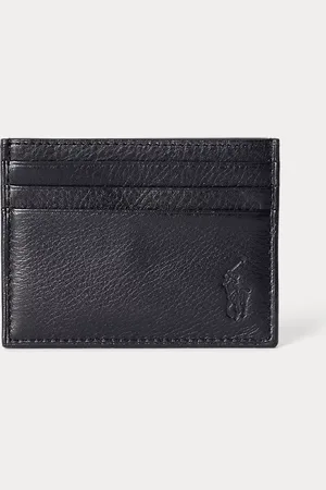 Ralph Lauren Gegranuleerd leren kaarthouder