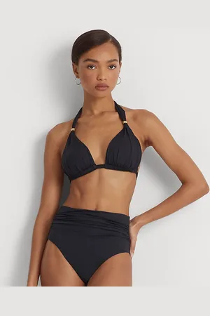 Ralph Lauren Geplooid bikinibroekje met hoge taille