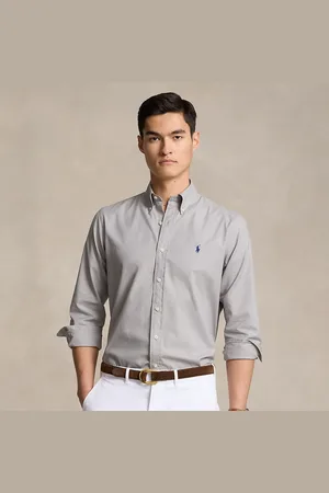 Ralph Lauren Custom fit Oxford overhemd met stretch