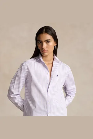 Ralph Lauren Relaxed fit gestreept katoenen overhemd