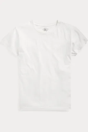 Ralph Lauren Katoen jersey T-shirt met ronde hals