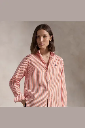 Ralph Lauren Relaxed fit gestreept katoenen overhemd