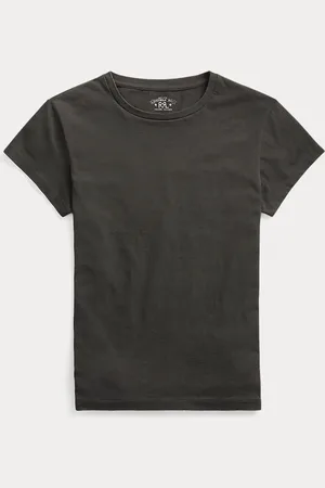 Ralph Lauren Katoen jersey T-shirt met ronde hals