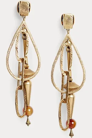 Ralph Lauren Dubbelzijdige geometrische oorbellen