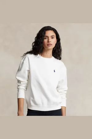Ralph Lauren Fleece sweatshirt met ronde hals