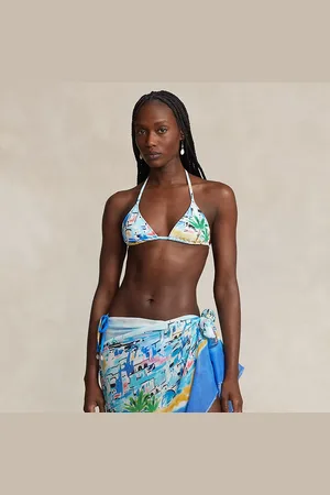 Ralph Lauren Cover-up wikkelrok met grafische print