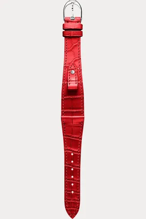 Ralph Lauren Small stirrup alligatorhorlogeband
