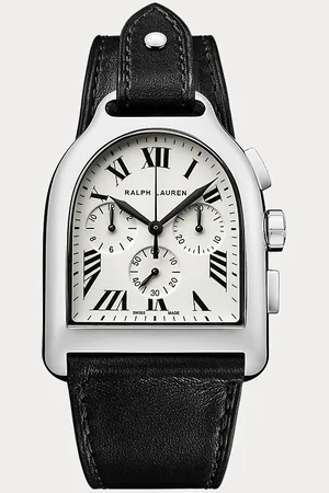 Ralph Lauren Groot stalen chronograaf horloge