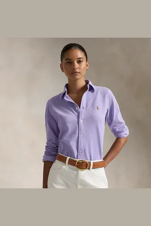 Ralph Lauren Slim fit katoenen Oxford overhemd