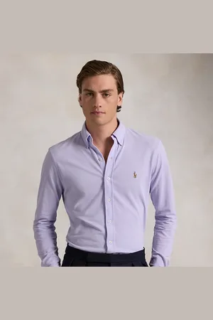 Ralph Lauren Gebreid Oxford overhemd