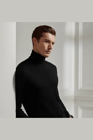 Ralph Lauren Kasjmier trui met turtleneck