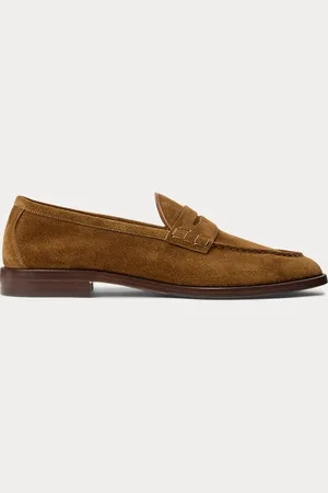 Ralph Lauren Bolden kalfssuède penny loafer