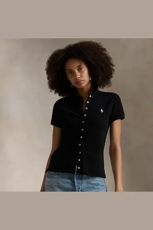 Ralph Lauren Polo-shirt met knoopsluiting