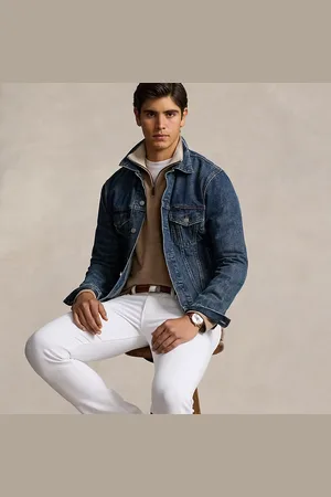Ralph Lauren Estate-rib pullover met korte rits