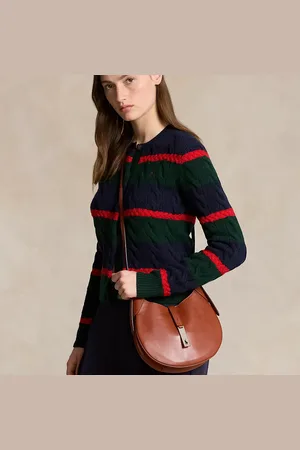 Ralph Lauren Kleine leren Polo ID Shoulder tas