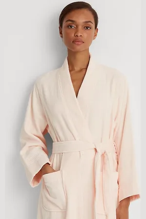 Ralph Lauren Op maat gemaakte katoenen badstof badjas