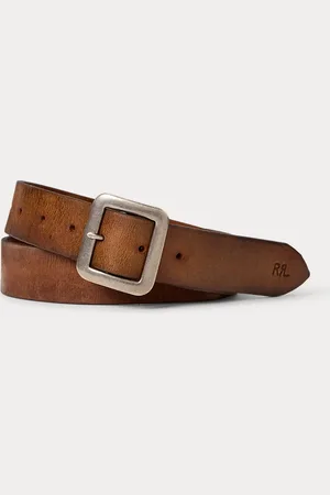 Ralph Lauren Handgepolijste leren riem