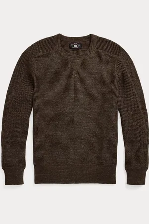 Ralph Lauren Wafelgebreide katoen-wollen trui
