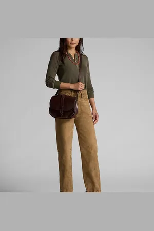 Ralph Lauren Leren crossbodytas