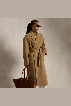 Ralph Lauren Dubbelzijdige wollen wikkeljas