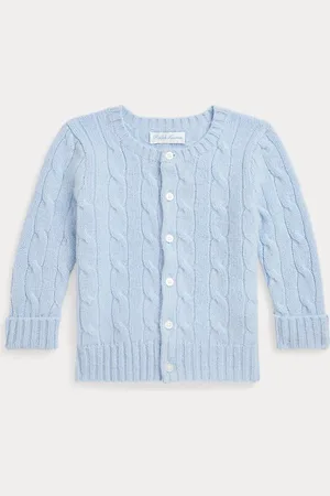 Ralph Lauren Kabelgebreid kasjmier vest