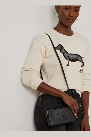 Ralph Lauren Witley medium leren crossbodyportemonnee