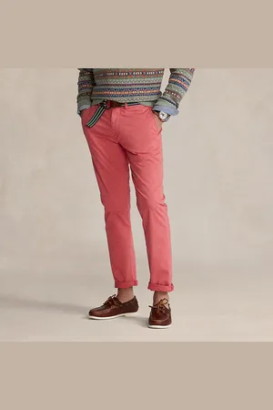 Ralph Lauren Slim fit gewassen chino broek met stretch