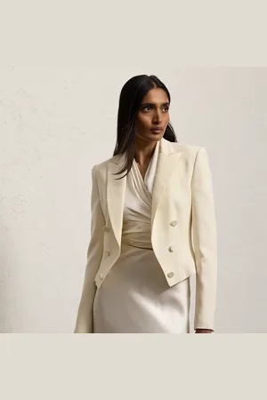 Ralph Lauren Spencer wollen crêpe smokingjasje