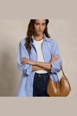 Ralph Lauren Kleine leren Polo ID Shoulder tas