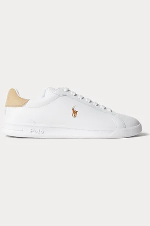 Ralph Lauren Heritage Court II leren sneaker