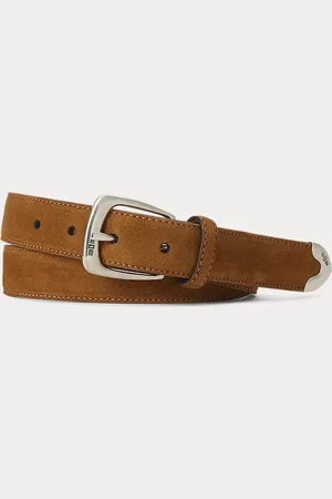 Ralph Lauren Kalfssuède western riem