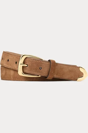 Ralph Lauren Kalfssuède western riem